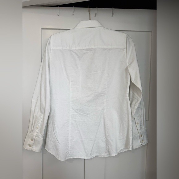 J. Crew Women’s Classic White Button Down Shirt - Picture 2 of 3
